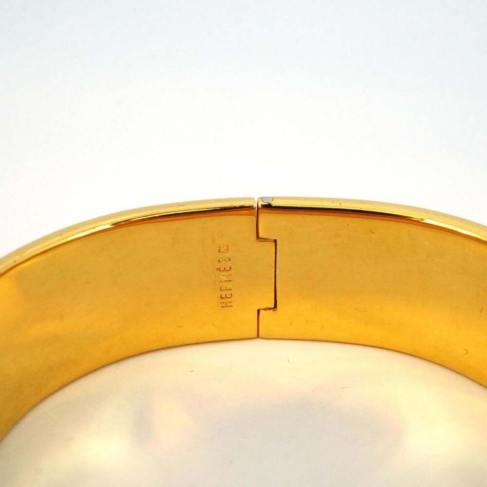 Hermes Click Cluck Gm Bangle, Gp Plated, Cloisonn… - image 6